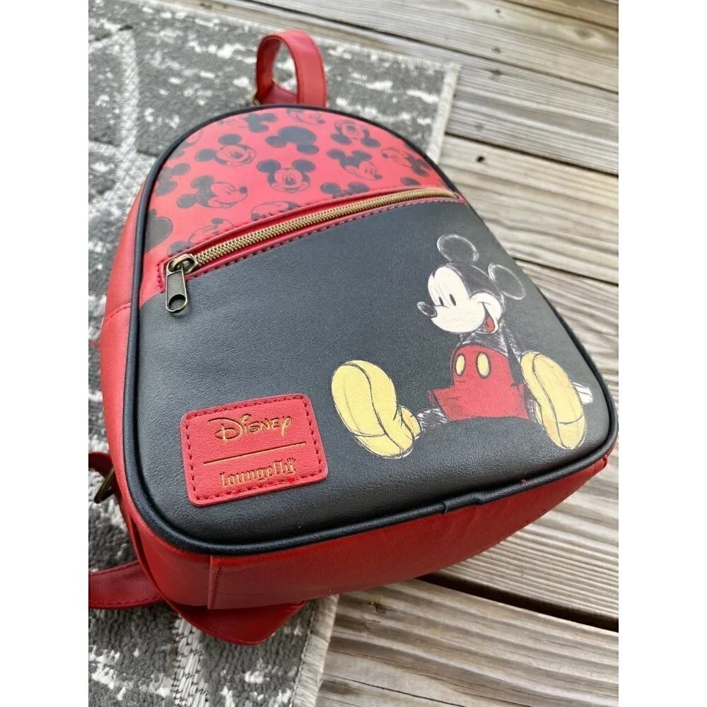 Loungefly Disney Mickey Mouse Backpack Bag Purse